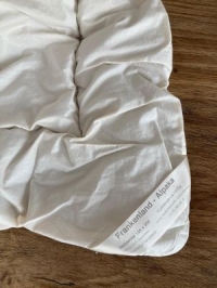 Alpaka Steppbettdecke/ Kopfkissen