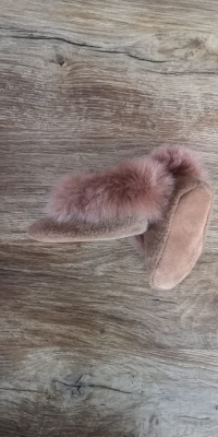 Baby-/ Kinderfellschuhe braun
